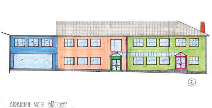 Innenhof Haus 2